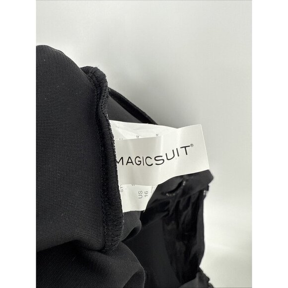 MAGICSUIT Women Size 16 Black White Dream State Bindy One Piece Swimsuit Shaping - Picture 9 of 9